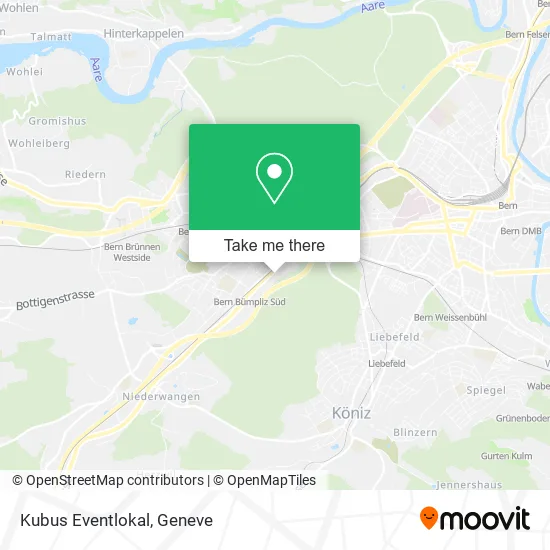 Kubus Eventlokal map