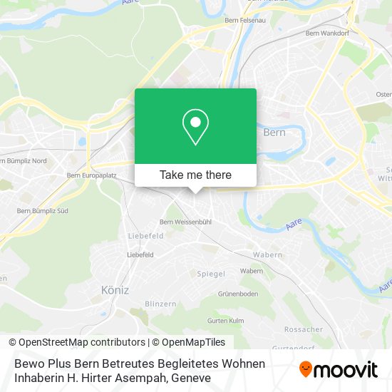 Bewo Plus Bern Betreutes Begleitetes Wohnen Inhaberin H. Hirter Asempah map