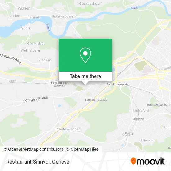 Restaurant Sinnvol map