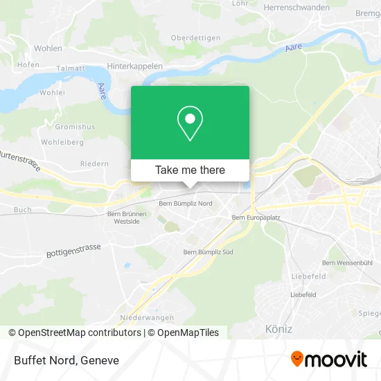Buffet Nord map