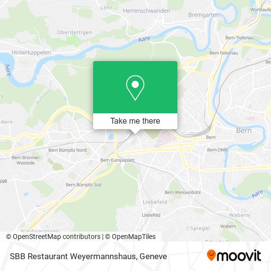 SBB Restaurant Weyermannshaus map