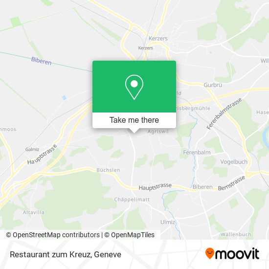 Restaurant zum Kreuz map