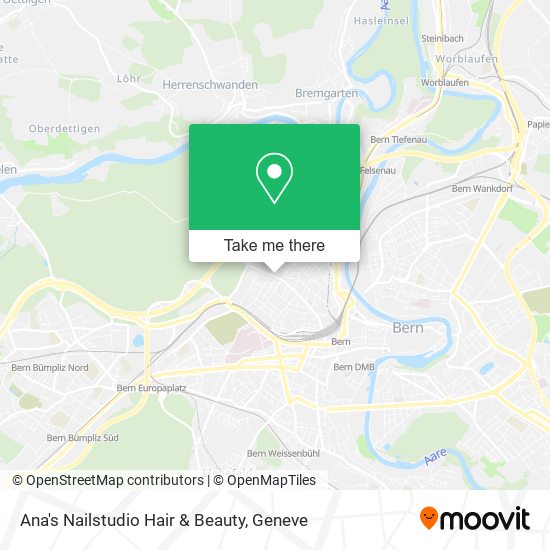Ana's Nailstudio Hair & Beauty map
