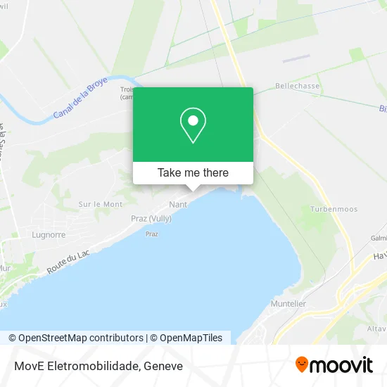 MovE Eletromobilidade map