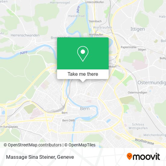 Massage Sina Steiner map