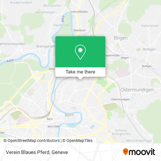 Verein Blaues Pferd map