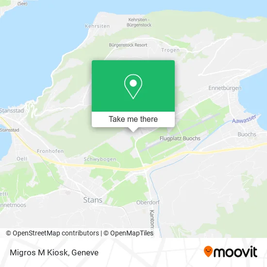Migros M Kiosk map