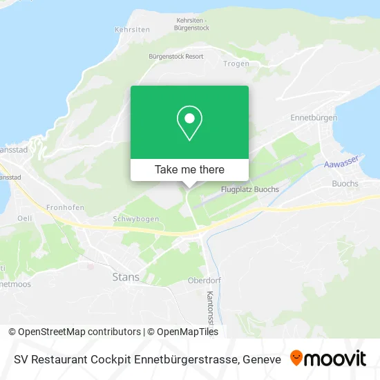 SV Restaurant Cockpit Ennetbürgerstrasse map