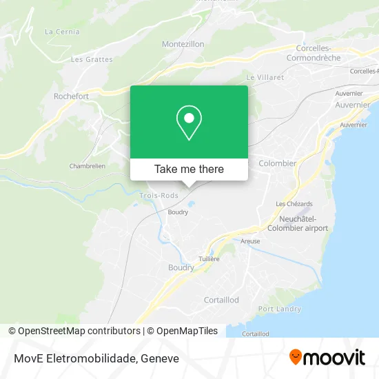 MovE Eletromobilidade map