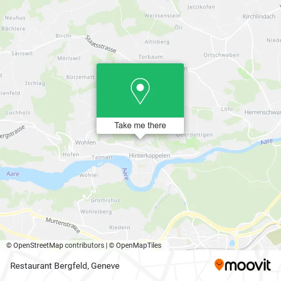 Restaurant Bergfeld map