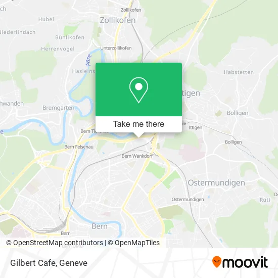 Gilbert Cafe map