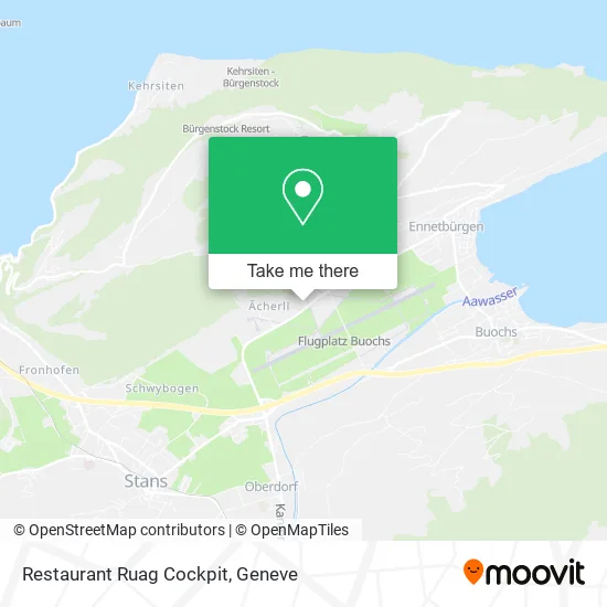 Restaurant Ruag Cockpit map
