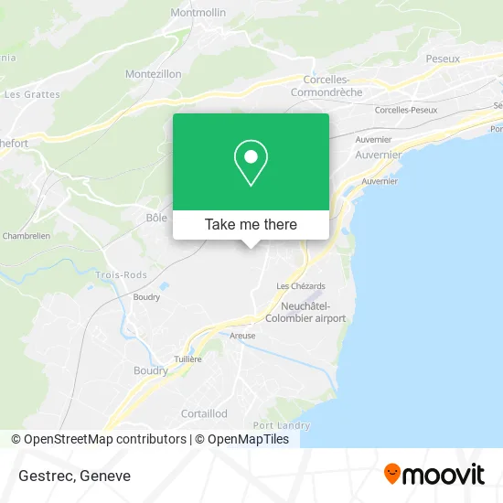 Gestrec map
