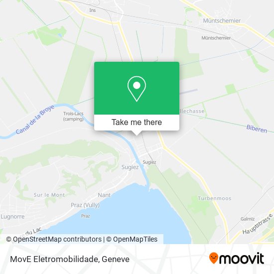 MovE Eletromobilidade map