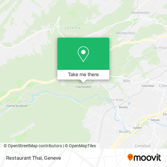 Restaurant Thaï map
