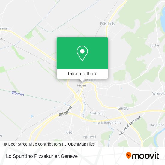 Lo Spuntino Pizzakurier map