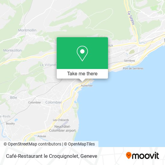 Café-Restaurant le Croquignolet map