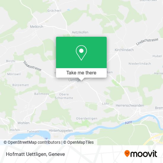 Hofmatt Uettligen map