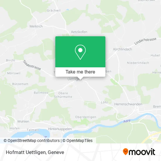 Hofmatt Uettligen map