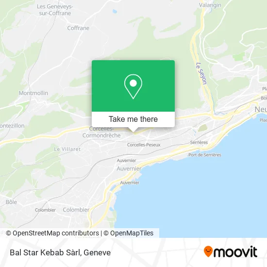 Bal Star Kebab Sàrl map