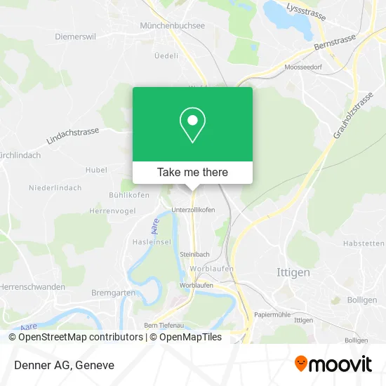Denner AG map