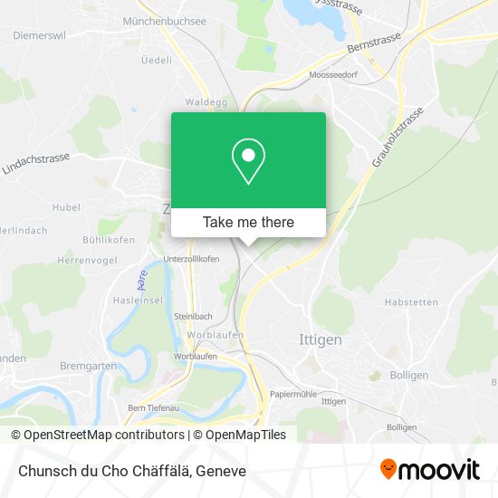 Chunsch du Cho Chäffälä map