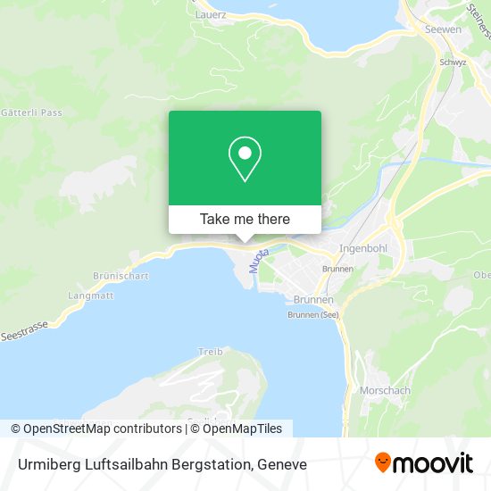 Urmiberg Luftsailbahn Bergstation map