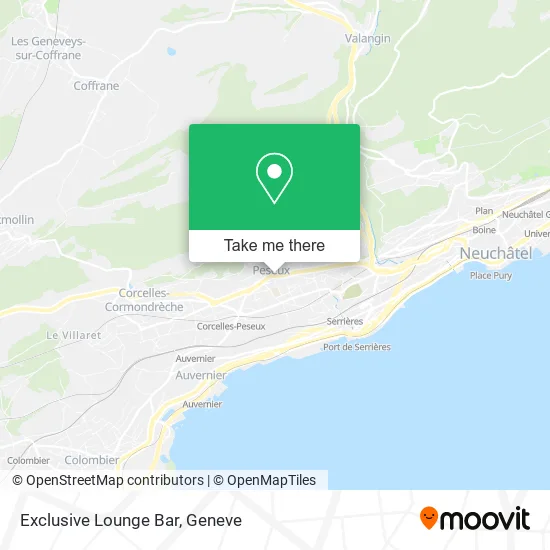 Exclusive Lounge Bar map