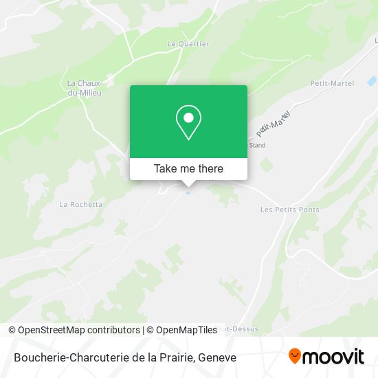 Boucherie-Charcuterie de la Prairie map