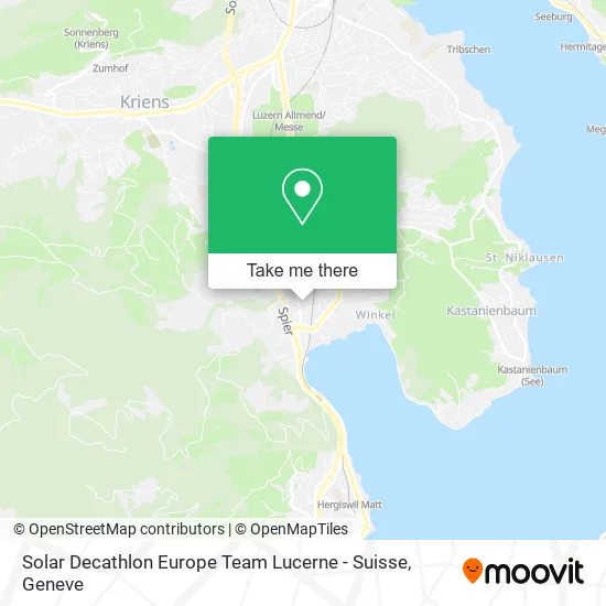 Solar Decathlon Europe Team Lucerne - Suisse map