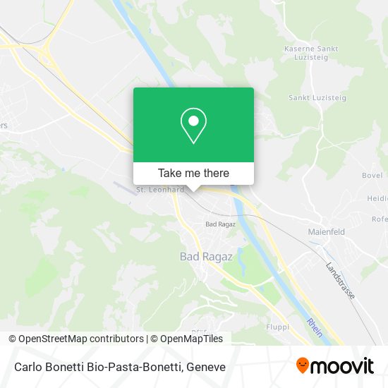 Carlo Bonetti Bio-Pasta-Bonetti map