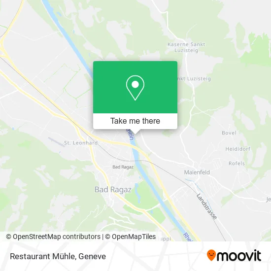 Restaurant Mühle map