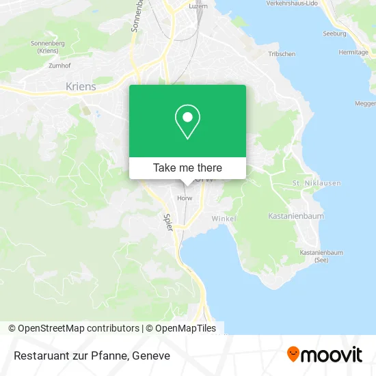 Restaruant zur Pfanne map