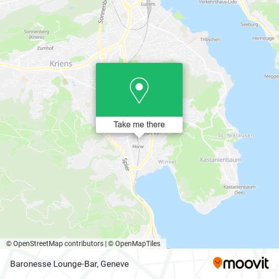 Baronesse Lounge-Bar map