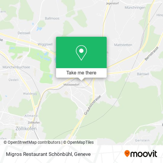 Migros Restaurant Schönbühl map