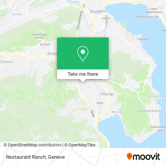 Restaurant Ranch map