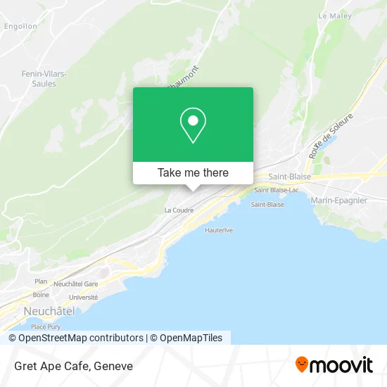 Gret Ape Cafe plan