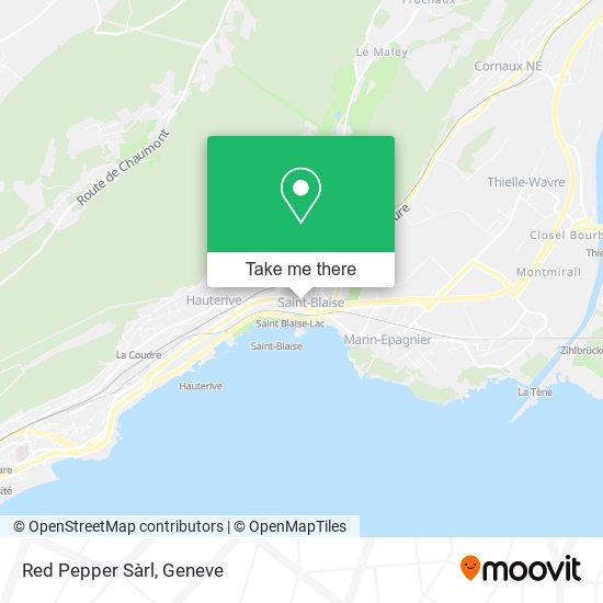 Red Pepper Sàrl map