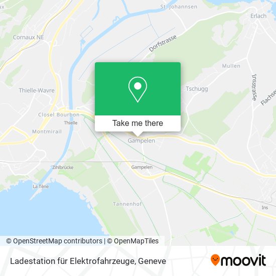 Ladestation für Elektrofahrzeuge map