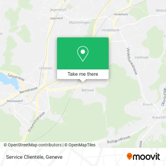 Service Clientèle map