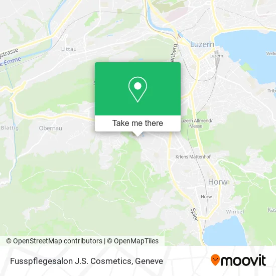 Fusspflegesalon J.S. Cosmetics map