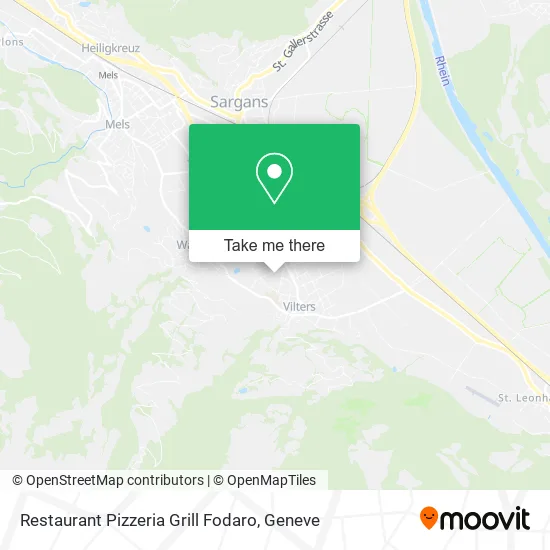 Restaurant Pizzeria Grill Fodaro plan