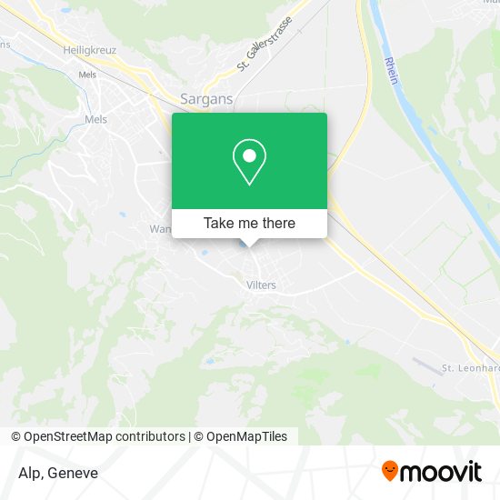 Alp map