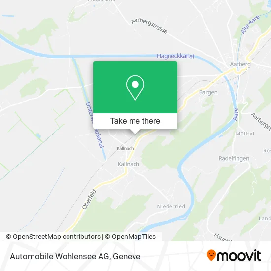 Automobile Wohlensee AG map