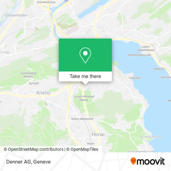 Denner AG map