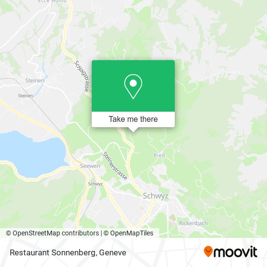Restaurant Sonnenberg map