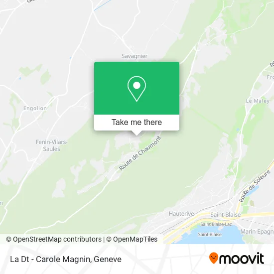 La Dt - Carole Magnin map