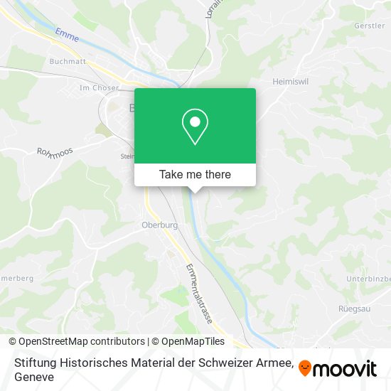 Stiftung Historisches Material der Schweizer Armee map