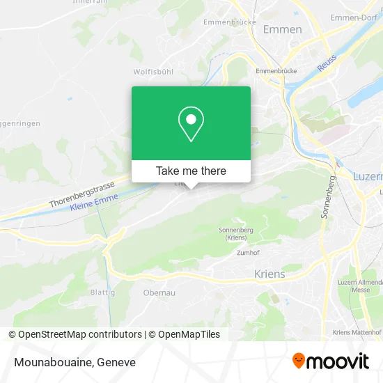 Mounabouaine map