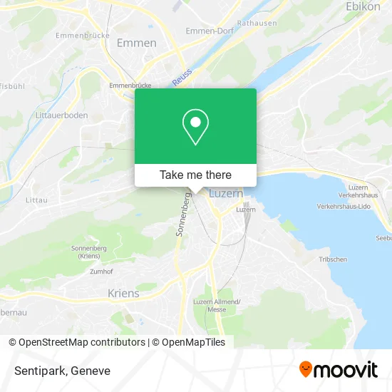 Sentipark map